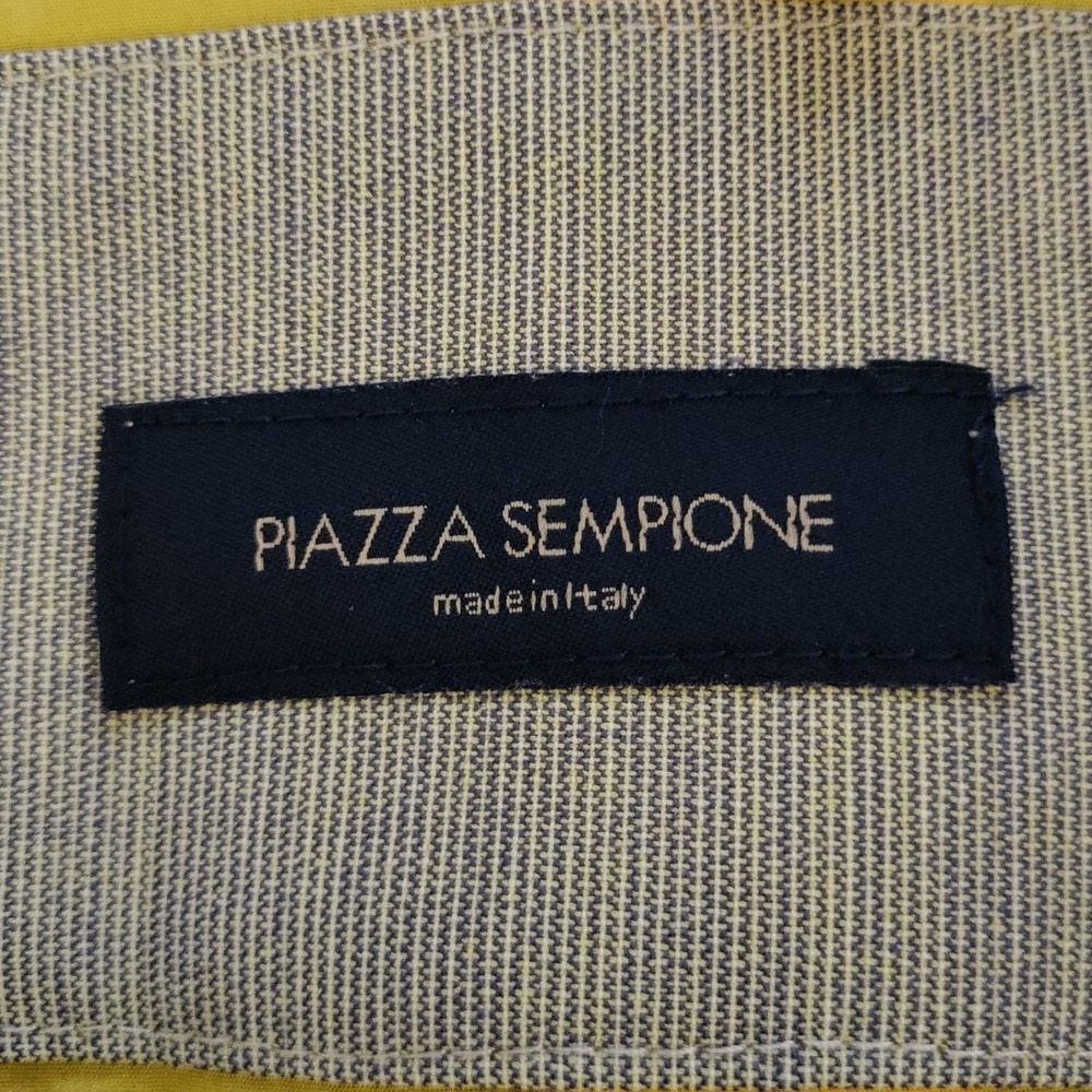Piazza Sempione Gray Wool Blend Whipstitch Trim Blazer IT 40 Made in Italy - Picture 4 of 9